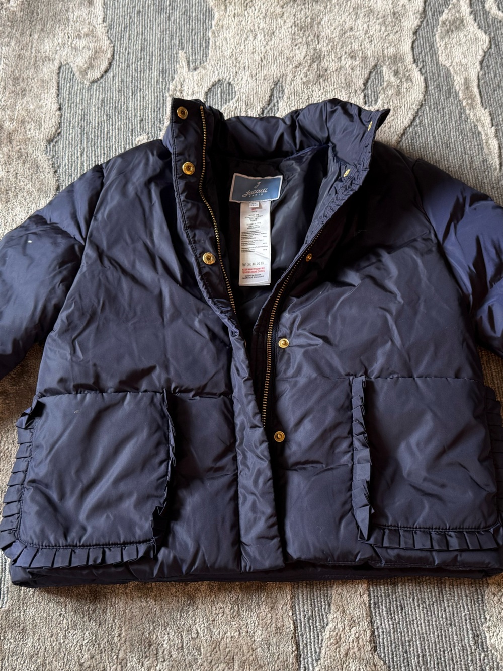 Jacadi Navy Puffer Jacket for Kids